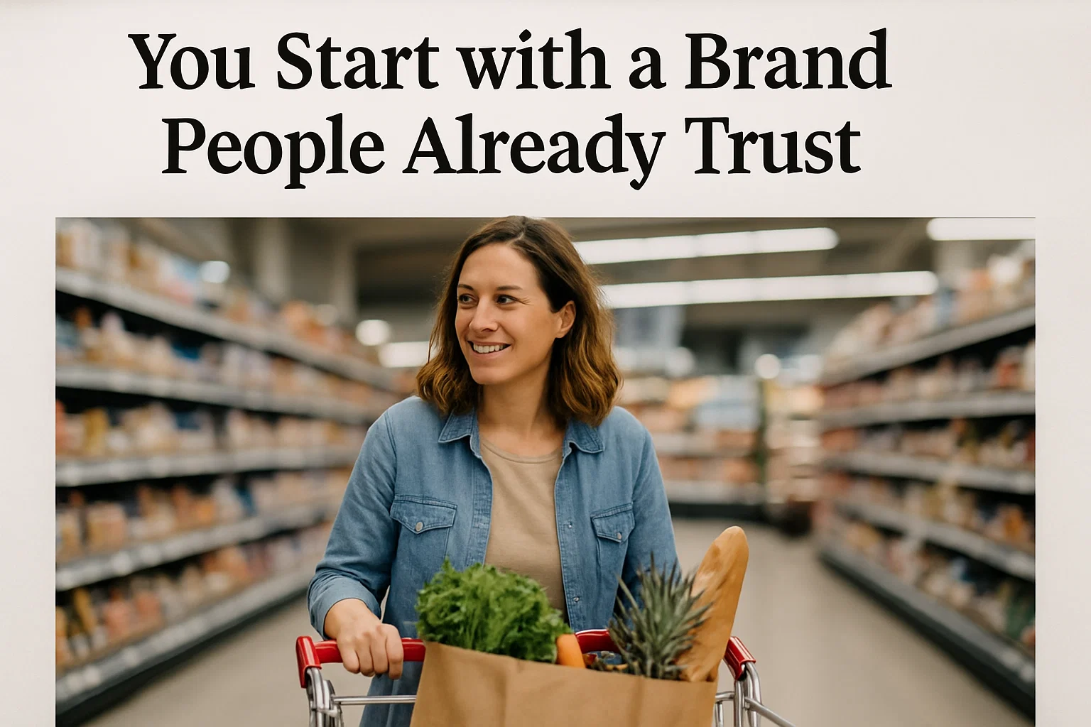You Start with a Brand People Already Trust