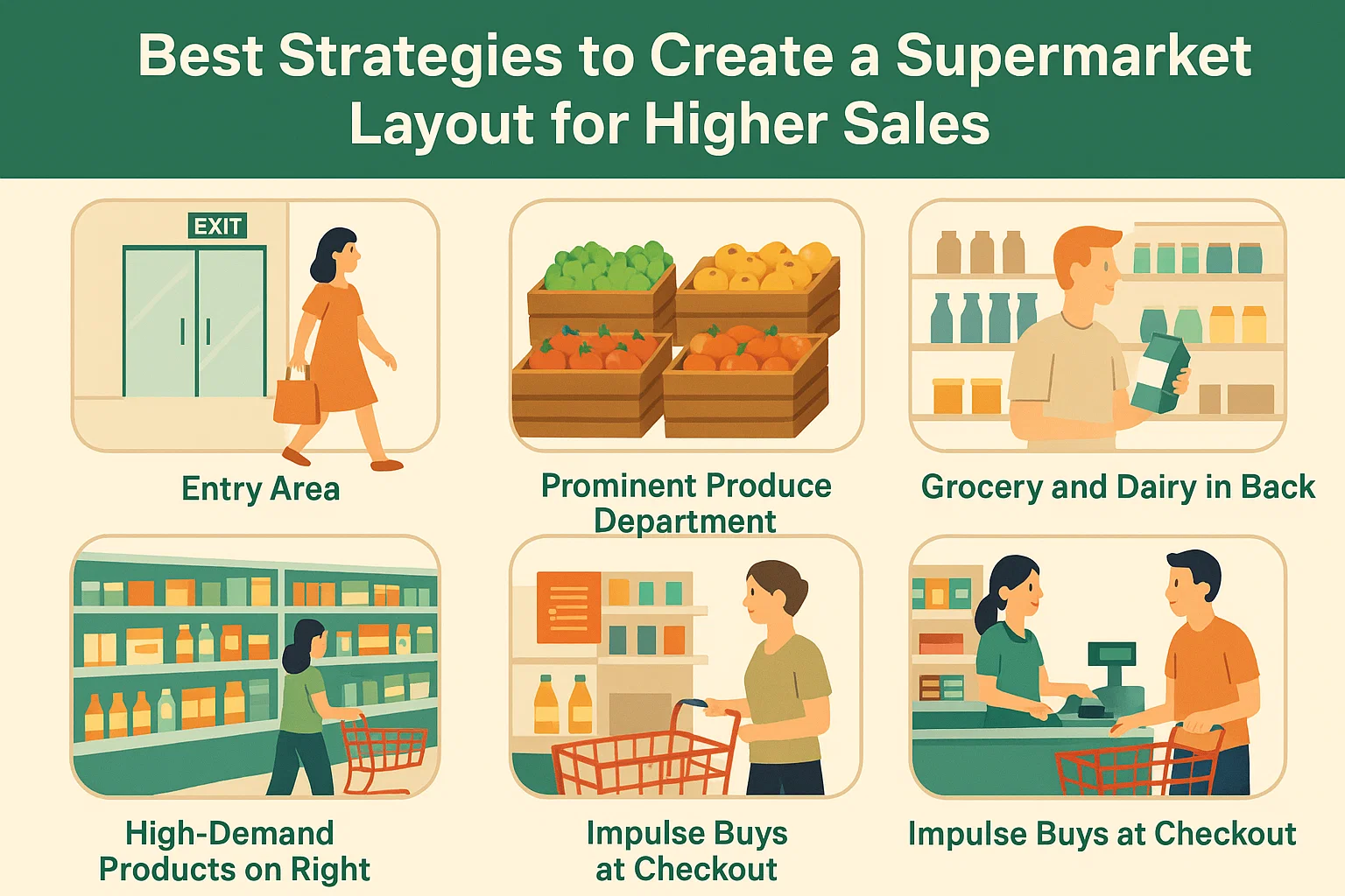Best Strategies to Create a Supermarket Layout for Higher Sales