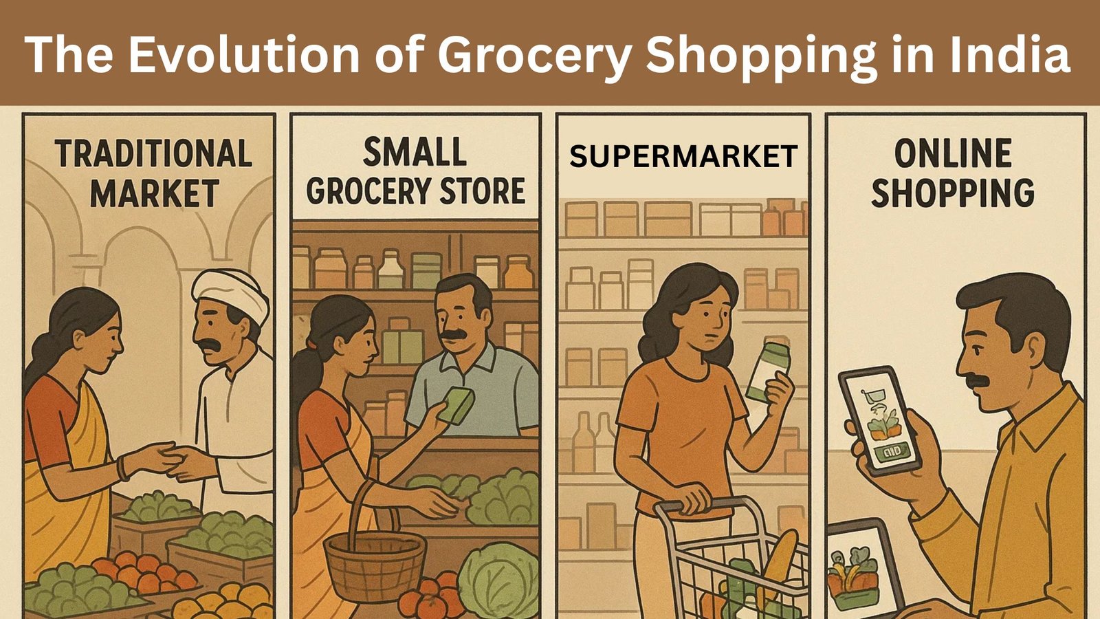Evolution of Grocery Shopping in India