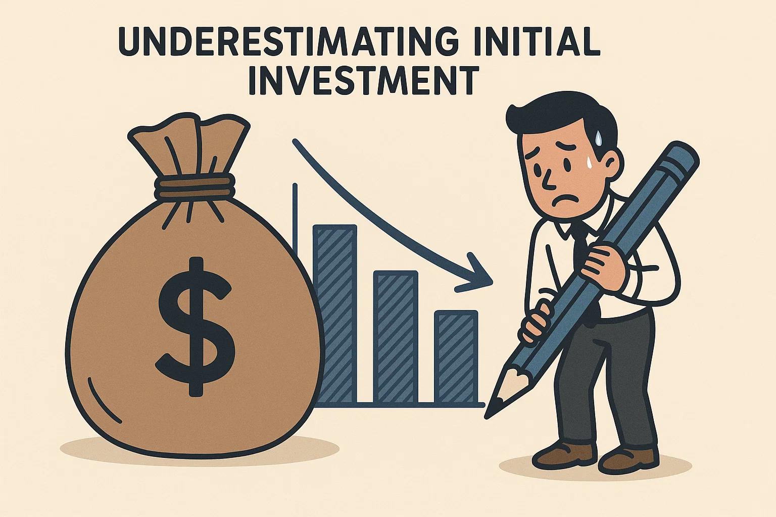 Underestimating Initial Investment