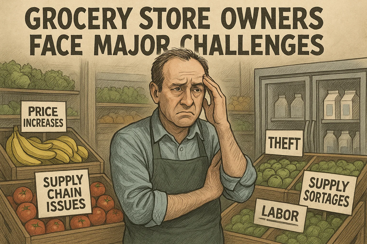 Grocery Store Owners Face Major Challenges