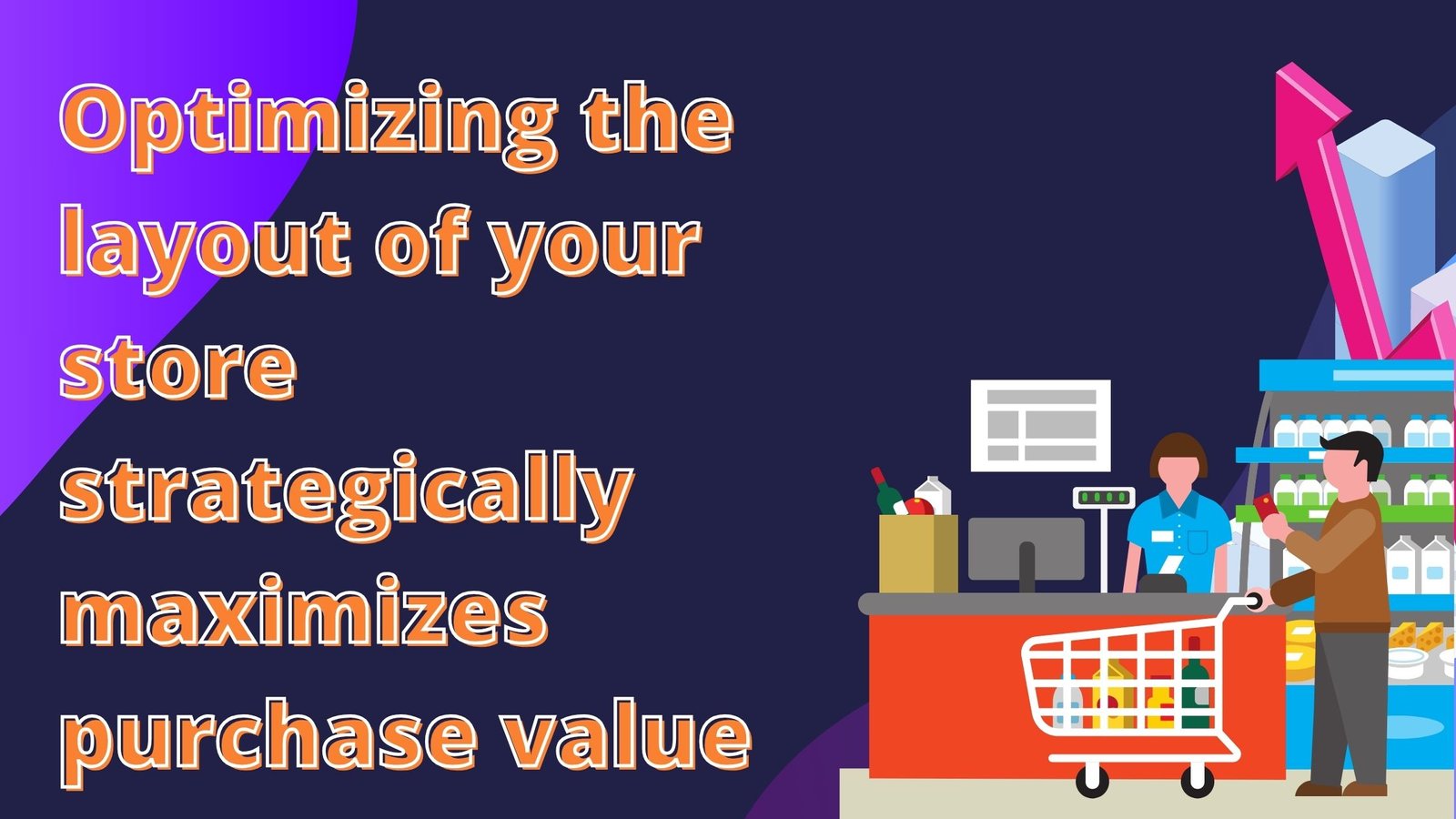 Optimizing the layout of your store strategically maximizes purchase value