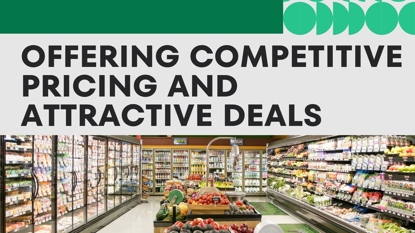 Offering Competitive Pricing and Attractive Deals